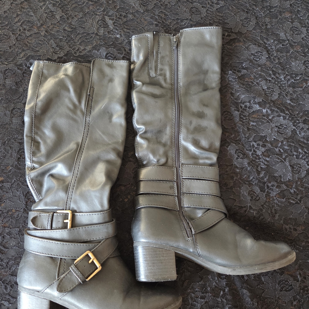 Target Women's Black Heeled Boots